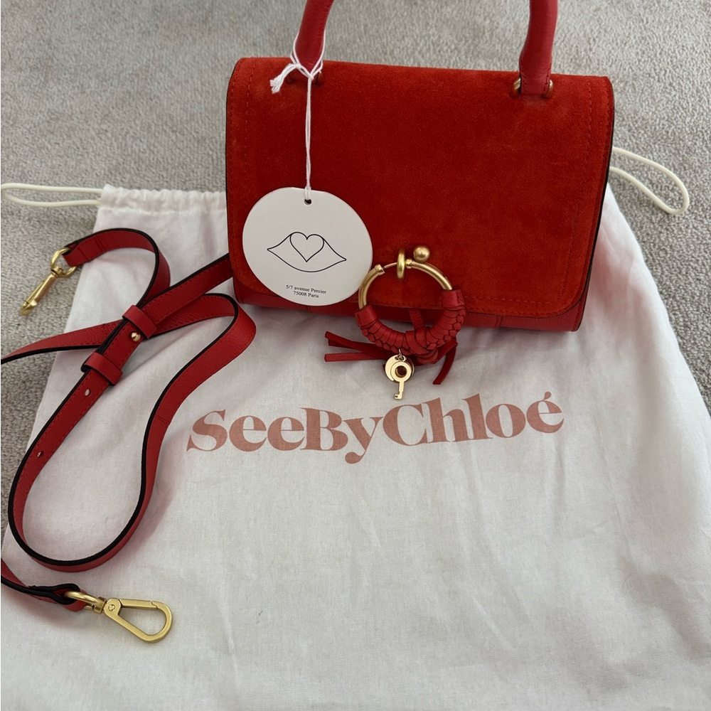 See By Chloe Coral Joan Bag with Removable Strap - Picture 2 of 6